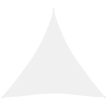 White Oxford cloth triangular sail awning 3x3x3 m by , Umbrellas - Ref: Foro24-135280, Price: 26,23 €, Discount: %