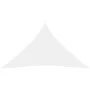 White Oxford cloth triangular sail awning 3x3x3 m by , Umbrellas - Ref: Foro24-135280, Price: 26,23 €, Discount: %