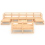 Juego de muebles de jardín 10 piezas madera maciza de pino de , Conjuntos de jardín - Ref: Foro24-3078139, Precio: 599,54 €, ...