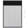 Mosquitera plisada para ventanas aluminio antracita 80x120cm de , Mosquiteras para ventanas - Ref: Foro24-148665, Precio: 33,...