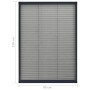 Mosquitera plisada para ventanas aluminio antracita 80x120cm de , Mosquiteras para ventanas - Ref: Foro24-148665, Precio: 33,...