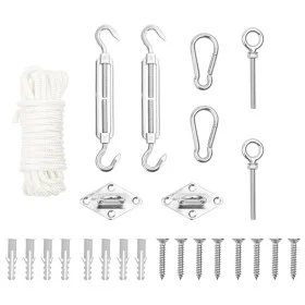 Sail awning accessory set 9 pcs stainless steel by , Accessories for awnings - Ref: Foro24-310244, Price: 16,89 €, Discount: %