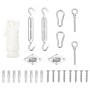 Juego de accesorios para toldo de vela 9 pzas acero inoxidable de , Acessorios para toldos - Ref: Foro24-310244, Precio: 17,2...