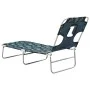 Klappliege mit Kopfkissen aus Stahl mit Blattmuster von , Liegen - Ref: Foro24-310334, Preis: 64,92 €, Rabatt: %