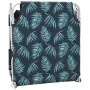 Klappliege mit Kopfkissen aus Stahl mit Blattmuster von , Liegen - Ref: Foro24-310334, Preis: 64,92 €, Rabatt: %