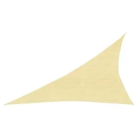 Beige HDPE sail awning 160 g/m² 3x4x5 m by , Umbrellas - Ref: Foro24-311146, Price: 23,44 €, Discount: %