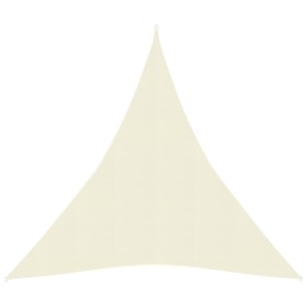 Toldo de vela HDPE color crema 160 g/m² 5x7x7 m de , Sombrillas - Ref: Foro24-311209, Precio: 48,50 €, Descuento: %