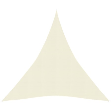 Toldo de vela HDPE color crema 160 g/m² 5x7x7 m de , Sombrillas - Ref: Foro24-311209, Precio: 48,50 €, Descuento: %