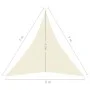 Toldo de vela HDPE color crema 160 g/m² 5x7x7 m de , Sombrillas - Ref: Foro24-311209, Precio: 40,60 €, Descuento: %