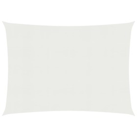 Toldo de vela blanco HDPE 160 g/m² 3,5x5 m de , Sombrillas - Ref: Foro24-311242, Precio: 43,10 €, Descuento: %