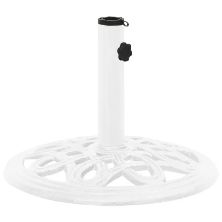 Base de sombrilla de hierro fundido blanco 40x40x32 cm de , Bases para sombrillas - Ref: Foro24-317766, Precio: 64,57 €, Desc...