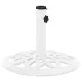 Base de sombrilla de hierro fundido blanco 40x40x32 cm de , Bases para sombrillas - Ref: Foro24-317766, Precio: 64,57 €, Desc...