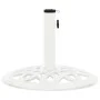 Base de sombrilla de hierro fundido blanco 40x40x32 cm de , Bases para sombrillas - Ref: Foro24-317766, Precio: 64,57 €, Desc...