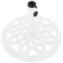 Base de sombrilla de hierro fundido blanco 40x40x32 cm de , Bases para sombrillas - Ref: Foro24-317766, Precio: 64,57 €, Desc...