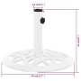 Base de sombrilla de hierro fundido blanco 40x40x32 cm de , Bases para sombrillas - Ref: Foro24-317766, Precio: 68,97 €, Desc...