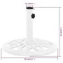 Base de sombrilla de hierro fundido blanco 40x40x32 cm de , Bases para sombrillas - Ref: Foro24-317766, Precio: 64,57 €, Desc...
