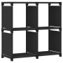 Estantería de 4 cubos de tela negra 69x30x72,5 cm de , Librerías y estanterías - Ref: Foro24-322598, Precio: 24,04 €, Descuen...
