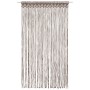 Cortina de macramé algodón gris taupé 140x240 cm de , Cortinas y visillos - Ref: Foro24-323981, Precio: 45,10 €, Descuento: %