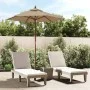 Sombrilla de jardín con poste de madera gris taupe 196x231 cm de , Sombrillas - Ref: Foro24-363162, Precio: 53,00 €, Descuent...