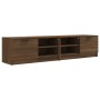 Muebles para TV 2 uds contrachapado marrón roble 80x35x36,5 cm de , Muebles TV - Ref: Foro24-817122, Precio: 101,08 €, Descue...