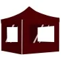 Carpa plegable profesional y paredes aluminio rojo tinto 3x3m de , Carpas y cenadores - Ref: Foro24-45489, Precio: 224,75 €, ...