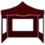 Carpa plegable profesional y paredes aluminio rojo tinto 3x3m de , Carpas y cenadores - Ref: Foro24-45489, Precio: 196,43 €, ...