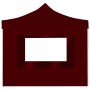 Carpa plegable profesional y paredes aluminio rojo tinto 3x3m de , Carpas y cenadores - Ref: Foro24-45489, Precio: 196,43 €, ...