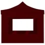 Carpa plegable profesional y paredes aluminio rojo tinto 3x3m de , Carpas y cenadores - Ref: Foro24-45489, Precio: 224,75 €, ...