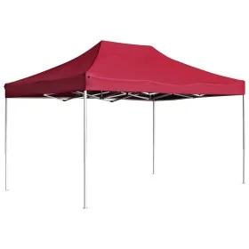 Carpa plegable profesional de aluminio rojo vino tinto 4,5x3m de , Carpas y cenadores - Ref: Foro24-45494, Precio: 235,80 €, ...