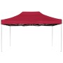Carpa plegable profesional de aluminio rojo vino tinto 4,5x3m de , Carpas y cenadores - Ref: Foro24-45494, Precio: 216,44 €, ...