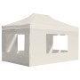 Carpa plegable profesional con paredes aluminio crema 4,5x3 m de , Carpas y cenadores - Ref: Foro24-45496, Precio: 307,40 €, ...