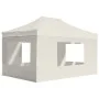 Carpa plegable profesional con paredes aluminio crema 4,5x3 m de , Carpas y cenadores - Ref: Foro24-45496, Precio: 290,57 €, ...