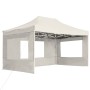 Carpa plegable profesional con paredes aluminio crema 4,5x3 m de , Carpas y cenadores - Ref: Foro24-45496, Precio: 307,40 €, ...