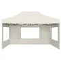 Carpa plegable profesional con paredes aluminio crema 4,5x3 m de , Carpas y cenadores - Ref: Foro24-45496, Precio: 290,57 €, ...