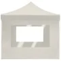 Carpa plegable profesional con paredes aluminio crema 4,5x3 m de , Carpas y cenadores - Ref: Foro24-45496, Precio: 290,57 €, ...