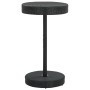 Mesa de jardín de ratán sintético negro 60,5x106 cm de , Mesas de jardín - Ref: Foro24-45856, Precio: 108,15 €, Descuento: %