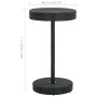 Mesa de jardín de ratán sintético negro 60,5x106 cm de , Mesas de jardín - Ref: Foro24-45856, Precio: 108,15 €, Descuento: %