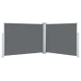 Toldo lateral retráctil gris antracita 140x1000 cm de , Sombrillas - Ref: Foro24-48486, Precio: 105,61 €, Descuento: %