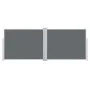 Toldo lateral retráctil gris antracita 140x1000 cm de , Sombrillas - Ref: Foro24-48486, Precio: 105,61 €, Descuento: %