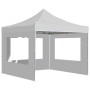 Carpa plegable profesional con paredes aluminio blanco 2x2 m de , Carpas y cenadores - Ref: Foro24-48934, Precio: 159,20 €, D...