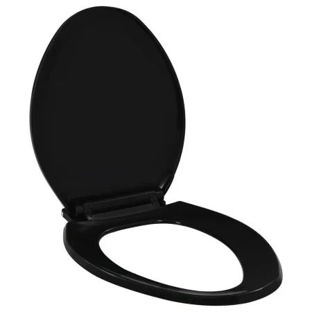 Tapa de inodoro de cierre suave y desenganche rápido negro de , Asientos de inodoros y bidés - Ref: Foro24-145020, Precio: 23...