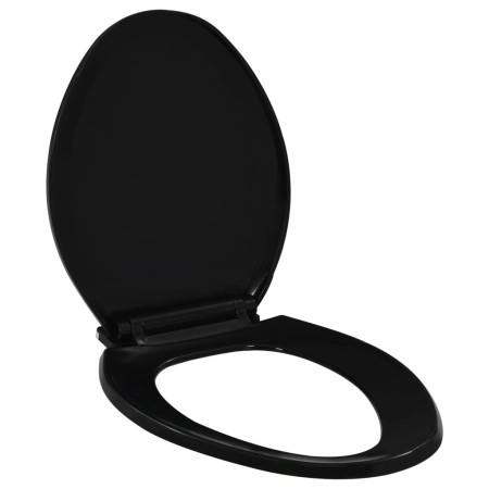 Tapa de inodoro de cierre suave y desenganche rápido negro de , Asientos de inodoros y bidés - Ref: Foro24-145020, Precio: 25...