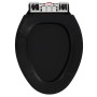 Tapa de inodoro de cierre suave y desenganche rápido negro de , Asientos de inodoros y bidés - Ref: Foro24-145020, Precio: 25...