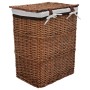 Cesto de la ropa sucia de sauce marrón de vidaXL, Cestas para ropa - Ref: Foro24-286979, Precio: 80,96 €, Descuento: %