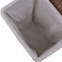 Cesto de la ropa sucia de sauce marrón de vidaXL, Cestas para ropa - Ref: Foro24-286979, Precio: 80,96 €, Descuento: %