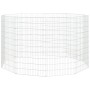 Jaula para conejos 10 paneles hierro galvanizado 54x100 cm de , Jaulas y habitáculos para animales pequeños - Ref: Foro24-171...