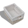 Estantería con 5 cestas tejidas madera blanco de , Taquillas y armarios de almacenamiento - Ref: Foro24-240798, Precio: 144,3...