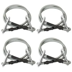 Ropes with carabiner 4 rubber units by , Accessories for awnings - Ref: Foro24-310252, Price: 21,26 €, Discount: %