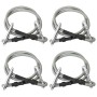 Cuerdas con mosquetón 4 unidades goma de , Acessorios para toldos - Ref: Foro24-310252, Precio: 21,73 €, Descuento: %