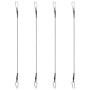 Cuerdas con mosquetón 4 unidades goma de , Acessorios para toldos - Ref: Foro24-310252, Precio: 21,73 €, Descuento: %